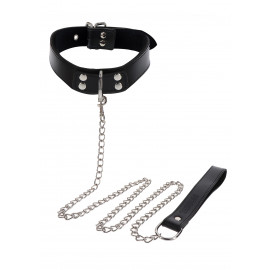 Taboom Elegant Collar and Chain Leash Black