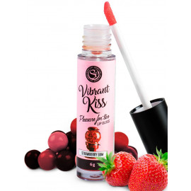 Secret Play Vibrant Kiss Lip Gloss Strawberry Gum 6g