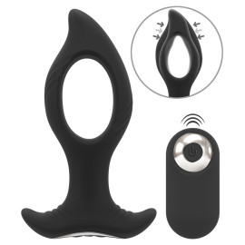 Anos RC Butt Plug with a Hole Black