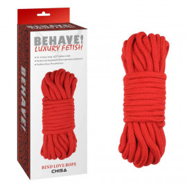 Chisa Novelties Behave! Bing Love Rope Red