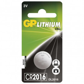 Battery Lithium Button GP CR2016 1 pc
