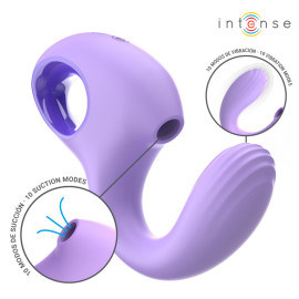 Intense Baxter Dual Vibrator & Stimulator with Remote Violet