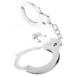 Fetish Fantasy Designer Metal Handcuffs Silver