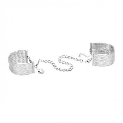 Bijoux Indiscrets Magnifique Metallique Chain Handcuffs Silver