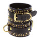Taboom Vogue Studded Wrist Cuffs Set Black-Gold