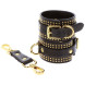 Taboom Vogue Studded Wrist Cuffs Set Black-Gold