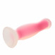 Dream Toys Radiant Soft Silicone Glow in the Dark Plug Large Pink