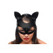 Tailz Black Cat Tail Anal Plug & Mask Set Black