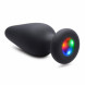 Booty Sparks Silicone Light-Up Anal Plug Small Black