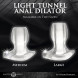 Master Series Light-Tunnel Light-Up Anal Dilator Medium Clear