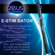Zeus Electrosex E-Stim Baton Black