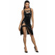 Noir Handmade F250 PVC Midi Dress with Zipper in the Front