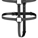 Fetish Submissive Bondage Adjustable Harness Torso & Arms Black