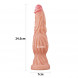 LoveToy Dual Layered Platinum Silicone Nature Cock 9.5" Flesh