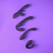VIVE Ai Dual Vibrating & Air Wave Tickler Strapless Strapon Purple